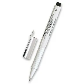 Faber-Castell Ecco Pigment Marker - Schwarz 0,8 mm